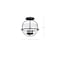 Nuvo Amado 3-Light Semi Flush Mount Matte Black Clear Glass 60/7823 - alternate 2